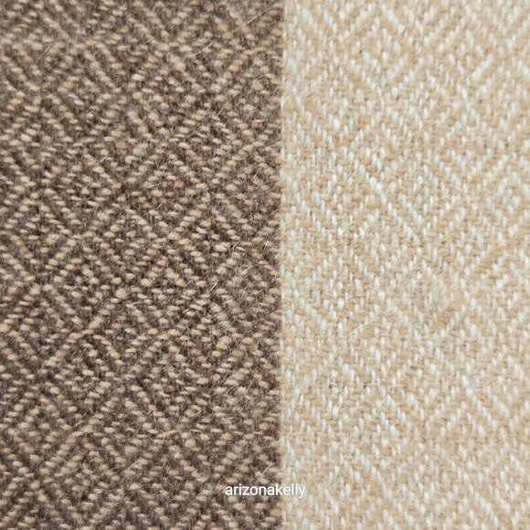 NWOT Cashmere Scarf Paneled Design Fringed On All Sides - Picture 10 of 16